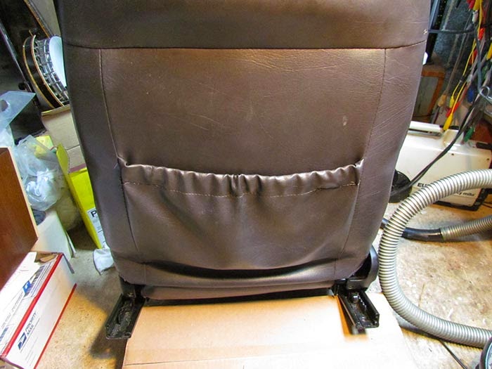 Sagging Car Seatback Pocket Repair on the c900 Seat Crawls Backward