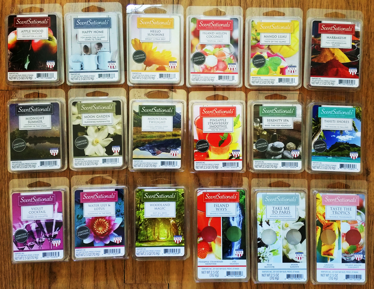 Scented Wax Melt Reviews ScentSationals Spring 2017 Scented Wax Melts