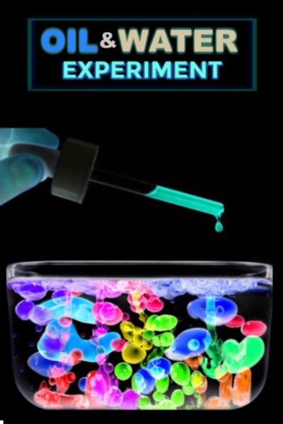 GLOWING OIL & WATER Experiment for kids #glowinthedarkactivities #scienceexperimentskids #scienceforkids #glowinthedarkexperiments #oilandwaterexperiment #activitiesforkids 