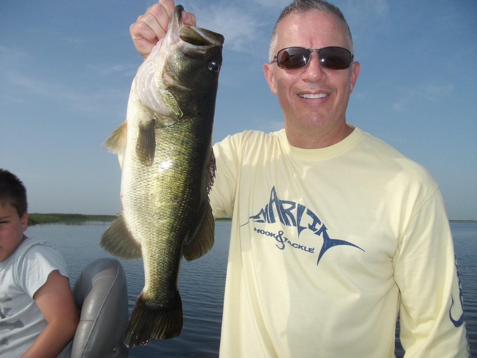 Family Bass Fishing is Especially Fun For Dad Lake Okeechobee Bass