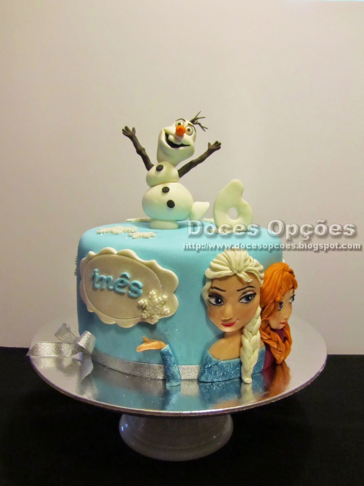Doces Opções: Bolo Disney Frozen para o aniversário da Inês