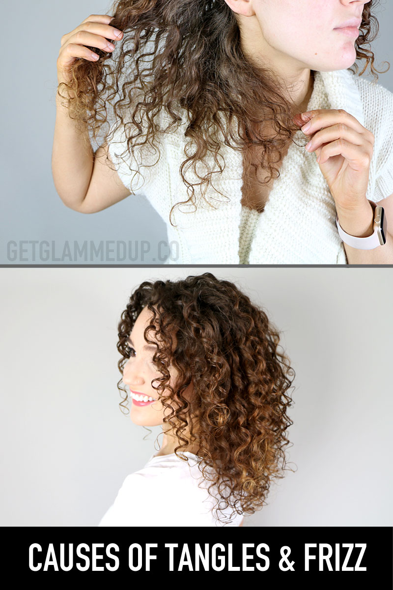 VIDEO Causes of Tangles/Frizz in Curly Hair & How to Prevent Tangles