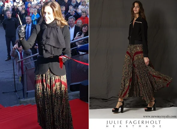 Crown Princess Mary wore Julie Fagerholt Heartmade Skirt