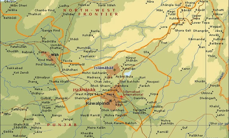 Islamabad Map Islamabad Map