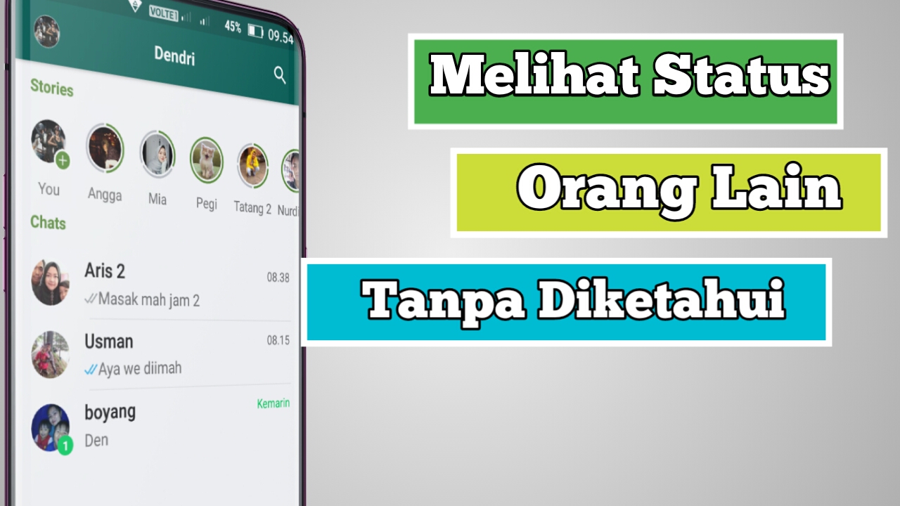 Cara Melihat Status Whatsapp Orang Lain Tanpa Diketahui tips and trik 1