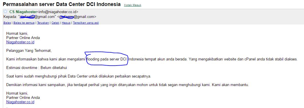 contoh situs kena ddos