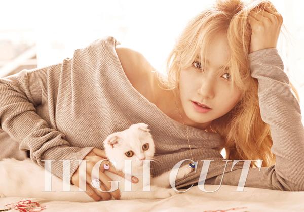 GIRLGROUP ZONE: SNSD's Yoona transformed into blonde muse for HIGH CUT