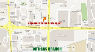 Map to Matgalne Korean Restaurant Ortigas