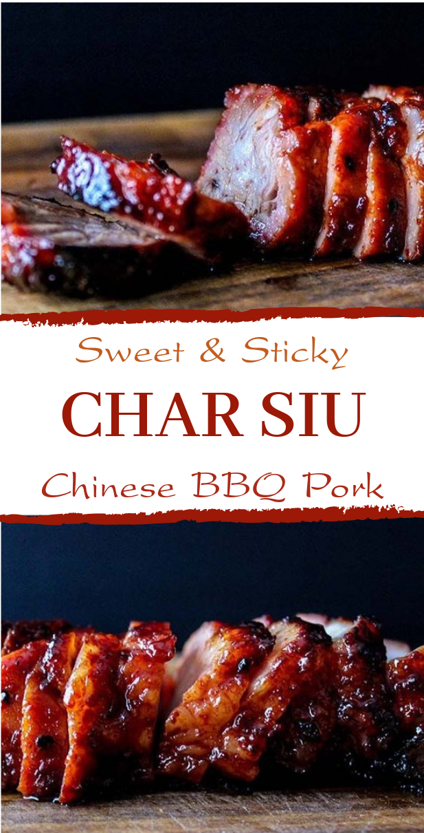 Sweet and Sticky Char Siu (Chinese BBQ Pork) #meatrecipe #asianfood