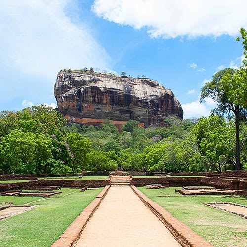 Sigiriya viewed from Western Entrance