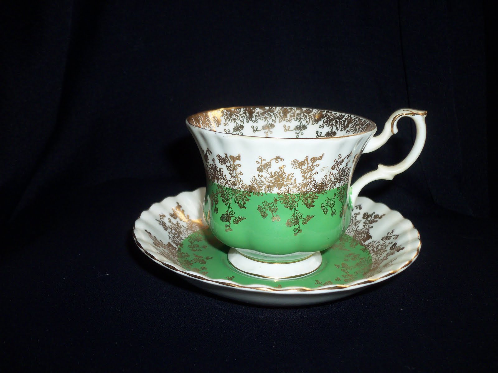 Lester's Antiques Royal Albert Bone China Regal Series Cup and Saucer