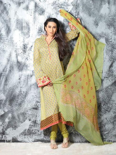 Karishma Kapoor1 - Karishma Kapoor photoshoot for Crescent Lawn 2012 