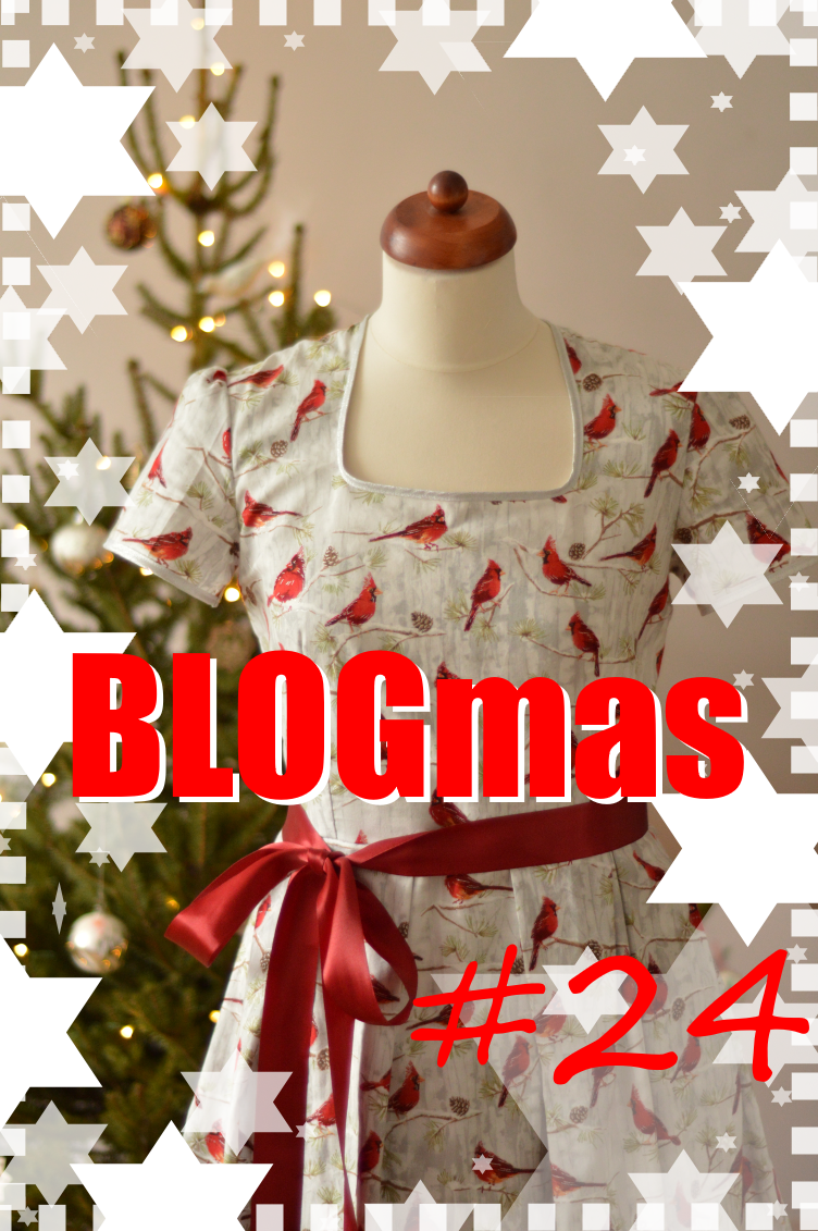 blogmas, georgiana quaint, christmas outfit, sewing dress, japanese lolita, vánoční večítek, vánoční šaty, lolita