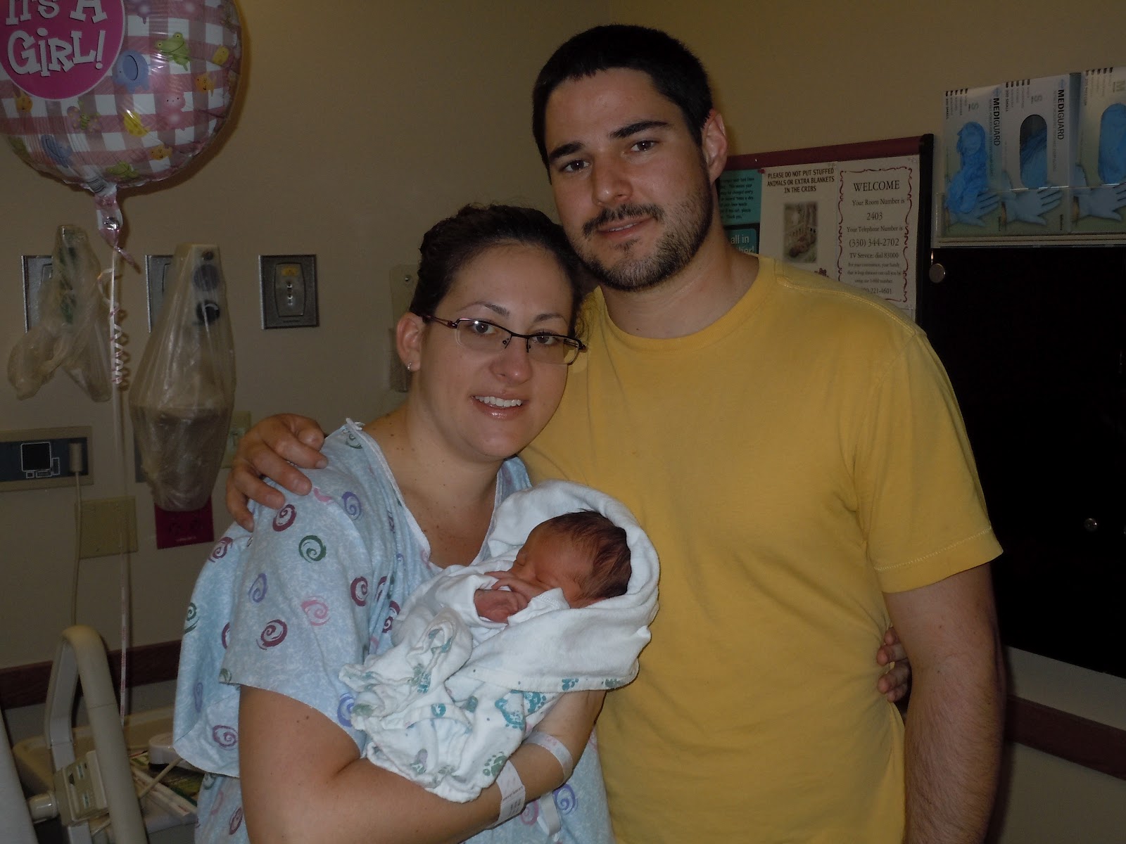 The Pifer Family Baby Girl Isla's arrival March 17, 2012 627 p.m.