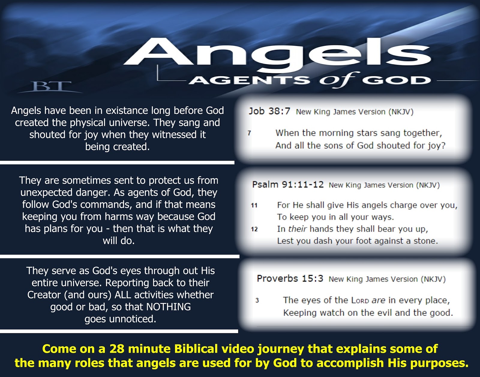 They follow the Lamb wherever He goes Angels Agents of God God