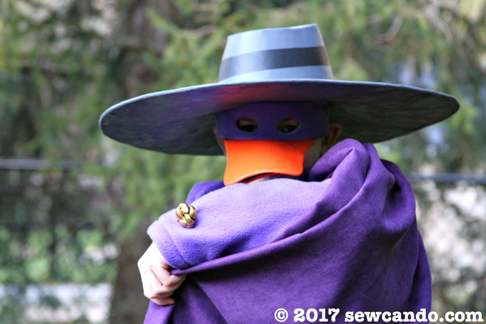 Sew Can Do Halloween Cartoon Cosplay DIY Darkwing Duck Costume