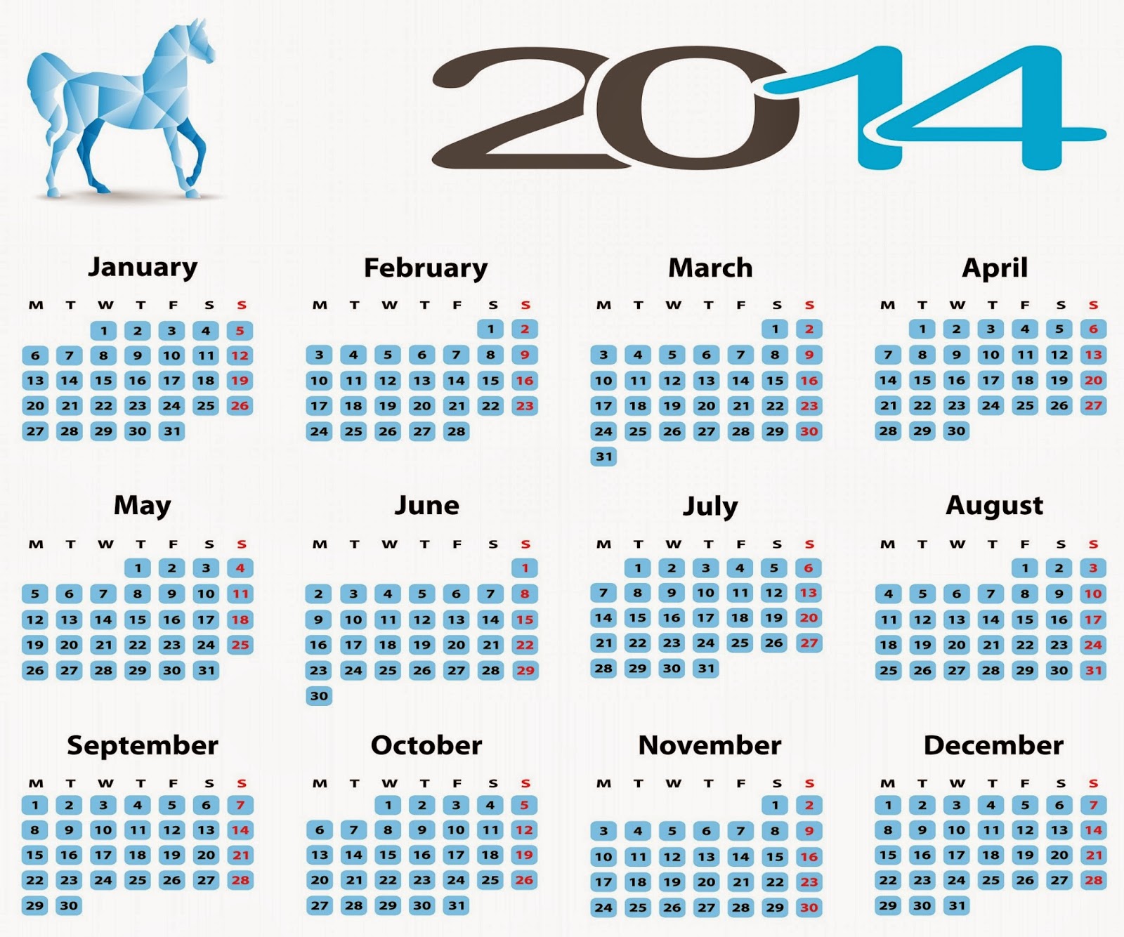 Perfect selection of some very High-Resolution 2014 Calendars : HD ...

