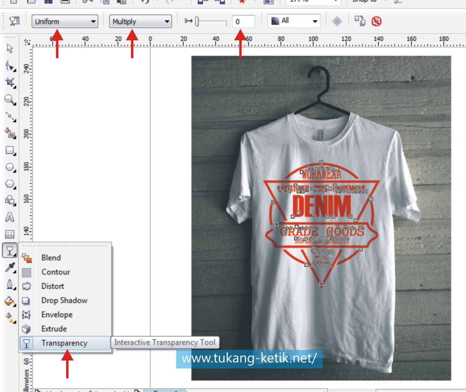 Cara Menempelkan Desain Pada Mockup Kaos Di CorelDRAW Tukang Ketik