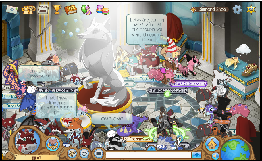 animal jam news crew the rare fox hats