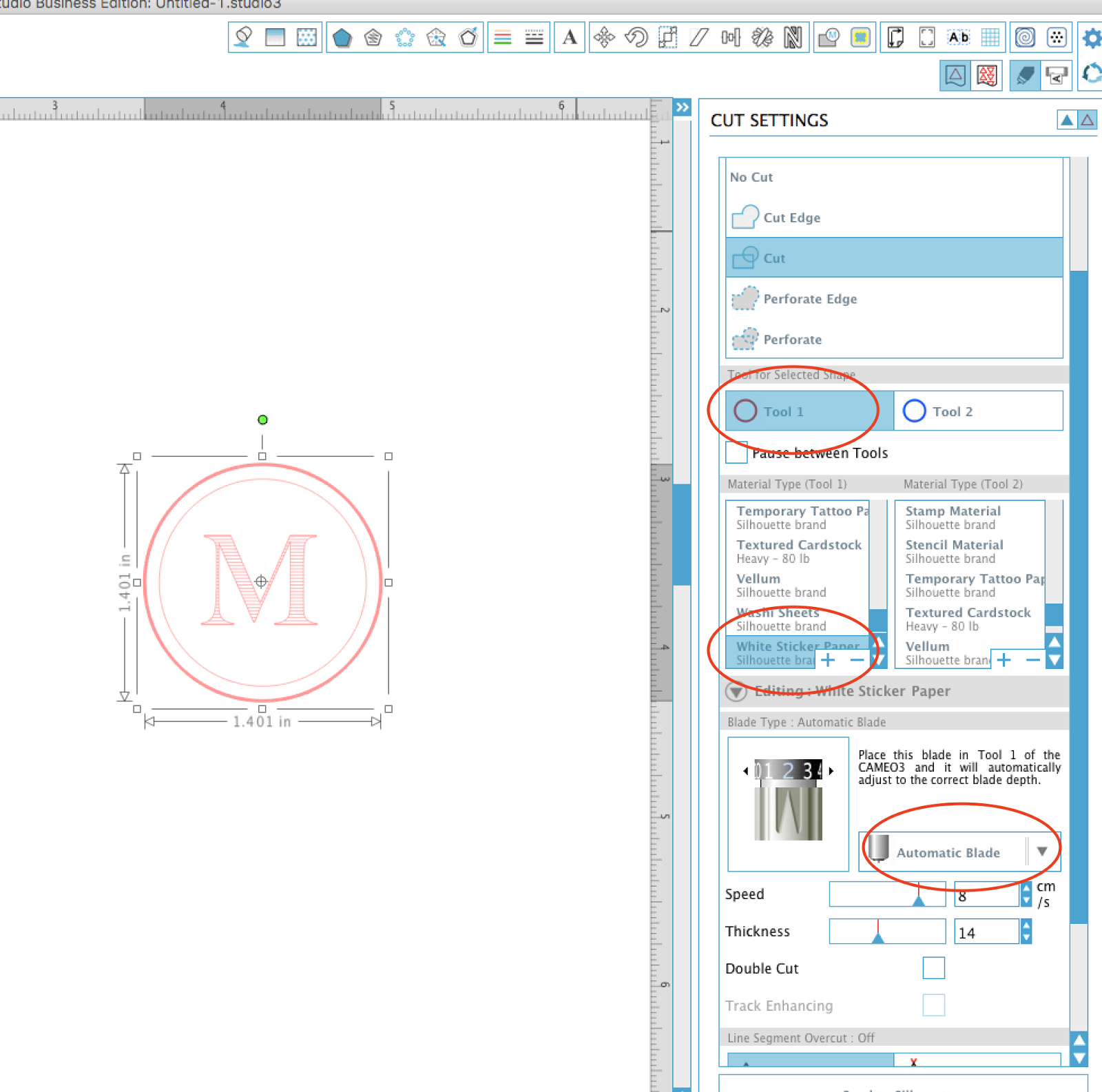 Etching and Embossing on Foil Sticker Paper with Silhouette CAMEO
