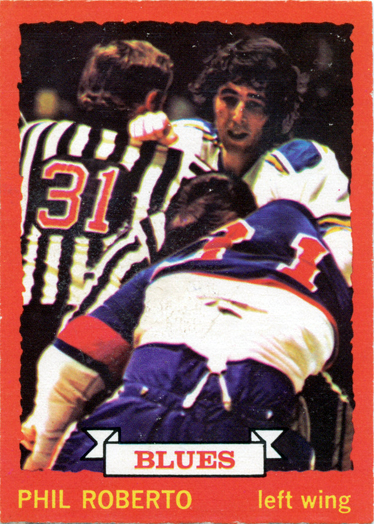 MY HOCKEY CARD OBSESSION: CARDBOARD PHOTOGRAPHY - Phil Roberto vs ...