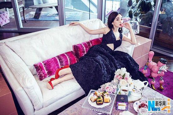 Li Xiaolu covers 'Bazaar' magazine | China Entertainment News