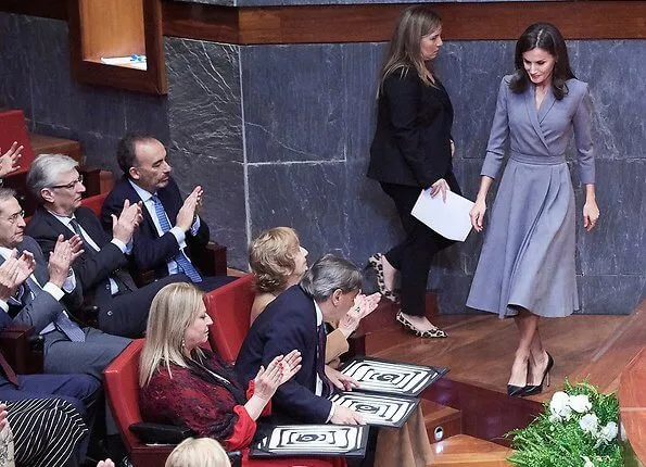 Queen Letizia attended the delivery the Award of the Observatory against Domestic and Gender Violence 2019