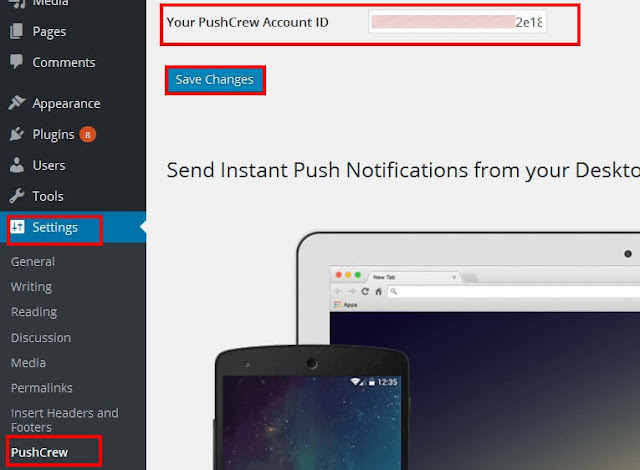 free Push Notifications for WordPress