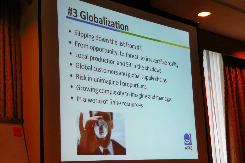 Quality Alchemist (品質煉金術師) ASQ World Conference Forces of Change