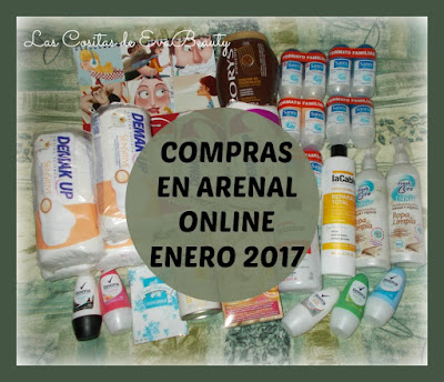 Compras en Arenal online Enero 2017.