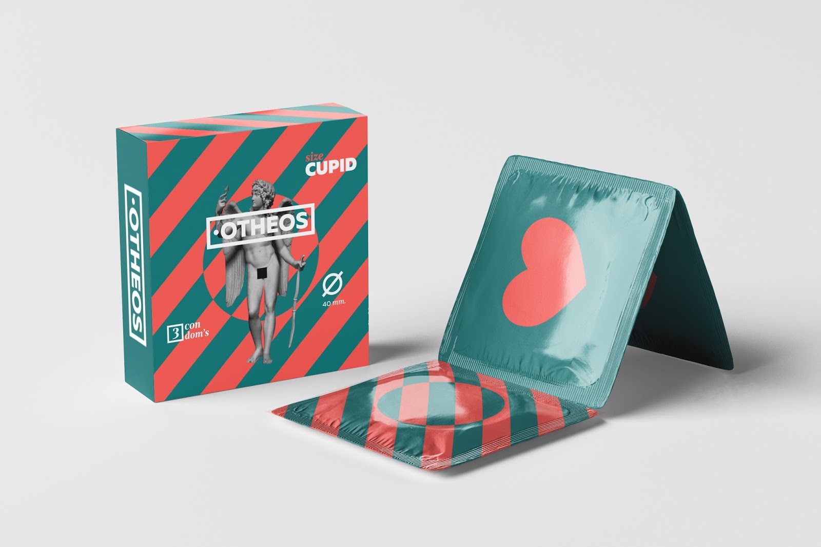 Otheos Condoms (Concept) on Packaging of the World Creative Package