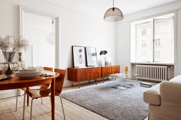 [Interior] Un apartamento muy 60's y toques 'mid-century'