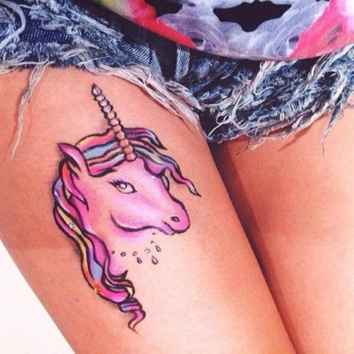 Brilhante arco-iris horsey para meninas