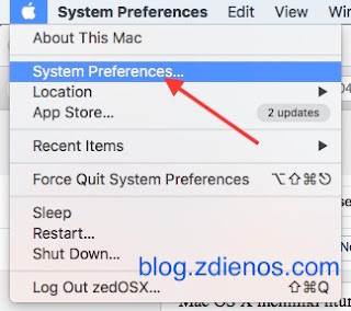 Mengakses Mac OS X melalui Screen Sharing - System Preferences