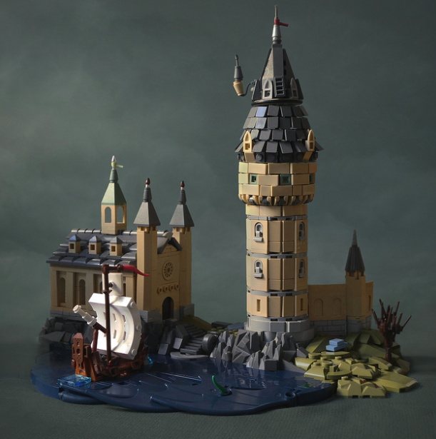 lego hogwarts great hall moc