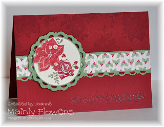 pines poinsettias stampin up