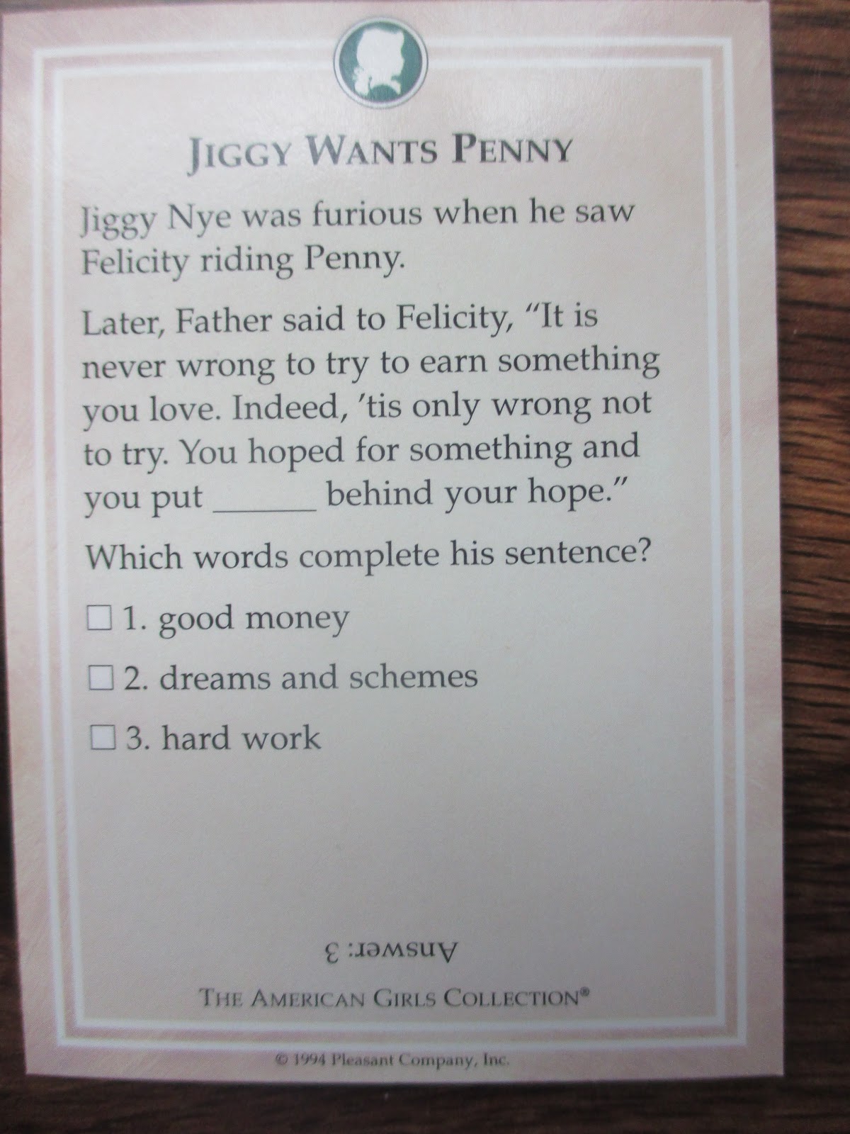 american girl doll trading cards