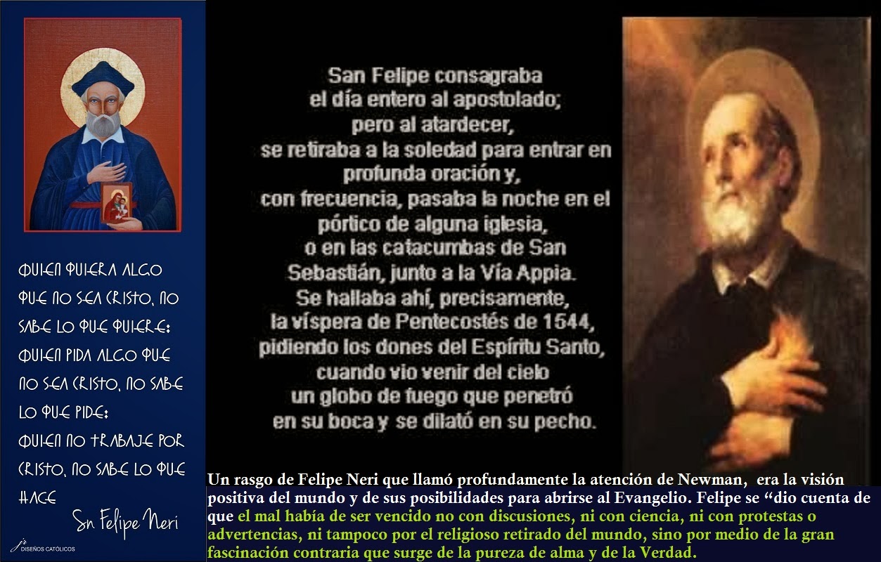 EL Rincón de Yanka SAN FELIPE (FILIPPO) NERI EL SANTO DEL BUEN HUMOR Y DE LA ALEGRÍA BENEDICENTE EL Rincón de Yanka SAN FELIPE (FILIPPO) NERI EL SANTO DEL BUEN HUMOR Y DE LA ALEGRÍA BENEDICENTE