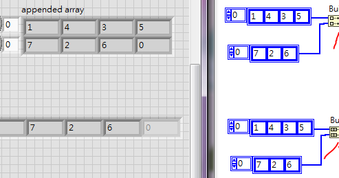 LabView [Array 陣列] Build Array Concatenate Inputs 陣列串接模式 - 真相傑森