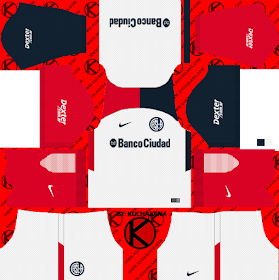 San Lorenzo 2018 Kit - Dream League Soccer Kits