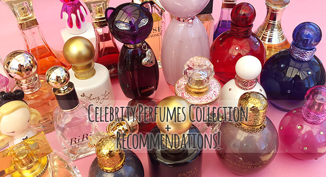 Celebrity perfume samples