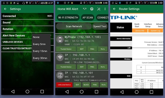 تطبيق Home Wifi Alert Pro لقطع النت عن المتصلين معك بنفس الشبكة بدون روت للاندرويد 