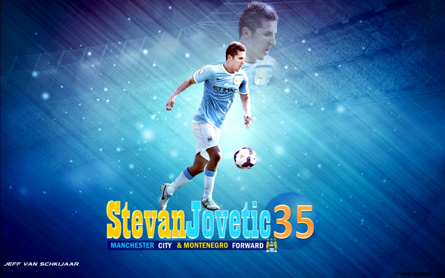 Stevan Jovetic Manchester City Wallpaper