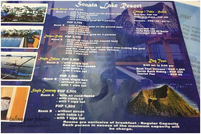 Sonata Lake Resort Rates