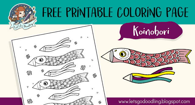 How To Draw Japanese Koinobori - Easy Step By Step Drawing Tutorial