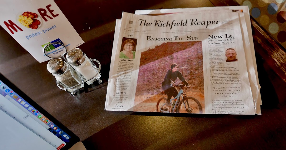 Althouse We started out in Richfield, where the newspaper served with