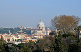 The view across Rome from the Gianicolo hill