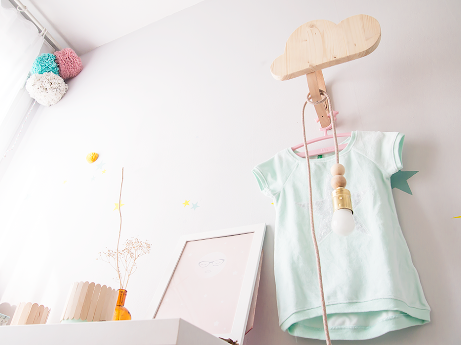 Aplique infantil Clouds