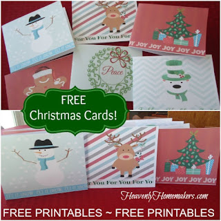 free printable christmas cards