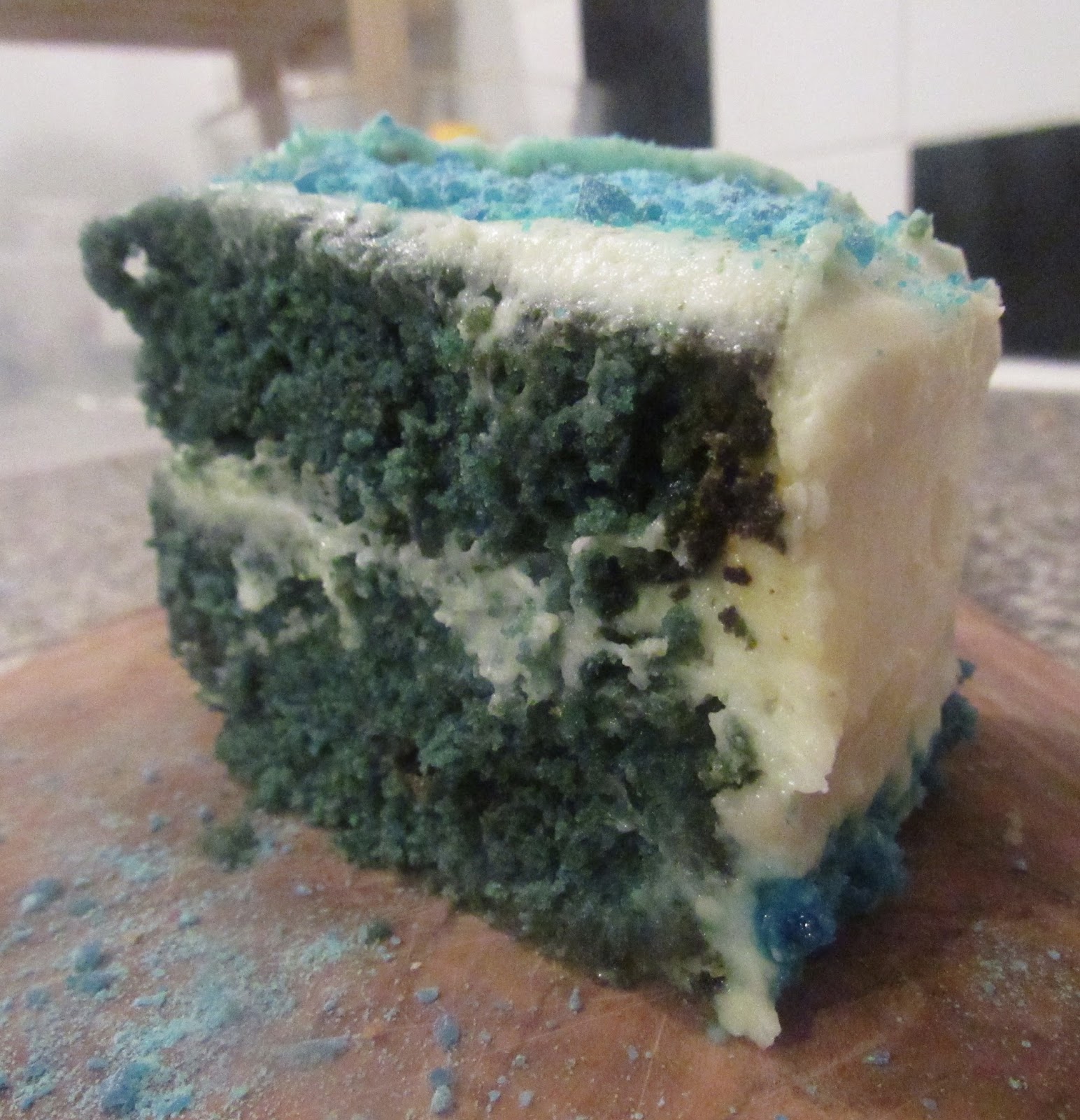 Blue Velvet Cake Crunchies